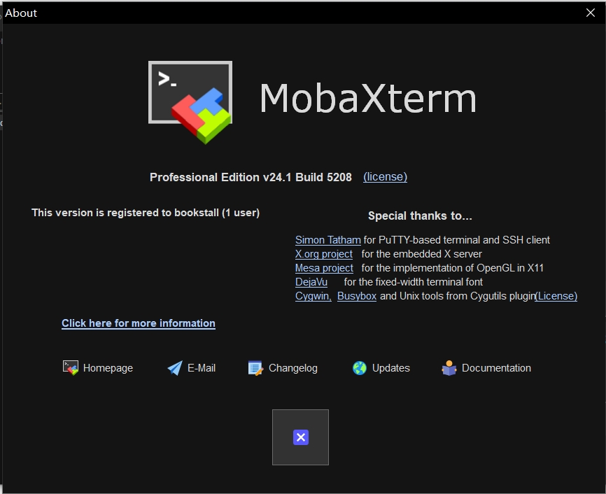 激活之后的 MobaXterm